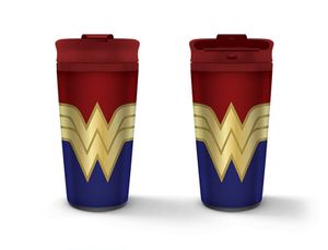 Hrnček Wonder Woman - silný 450 ml cestovný hrnček z nehrdzavejúcej ocele