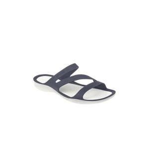 Crocs Damen-Sport-Freizeit-Pantolett-Schuhe Women's Swiftwater Sandal blau-weiss, Größe:36-37