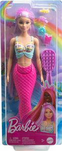 Barbie Syrenka Lalka Długie włosy HRR00