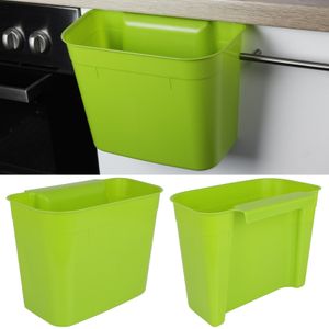 Mülleimer Küchenschranktür grün hängender Abfalleimer Mülltonne Abfallsammler für Schranktür