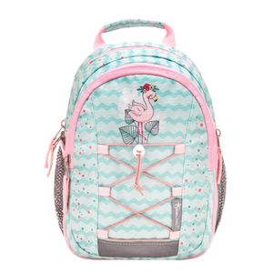 Belmil Kinderrucksack Mädchen für 1-3 Jährige - Super Leichte 260 g/Kindergarten/Krippenrucksack Kindergartentasche Kindertasche/Flamingo/Pink Rosa Türkis (305-9 Little Flamingo)