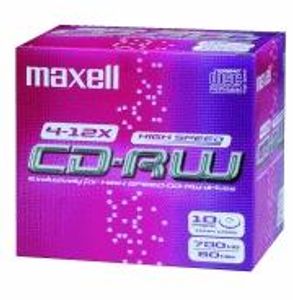 Maxell CD-RW 700MB 10 - pk, Schmuckkasten