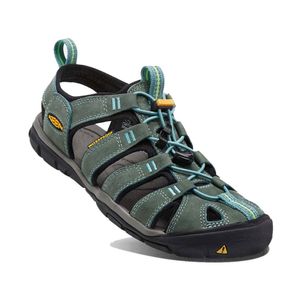 Keen Clearwater CNX Leather Women mineral blue/yellow, Größe:40