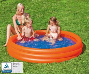 HAPPY PEOPLE® Planschbecken orange/blau 100,0 x 23,0 cm