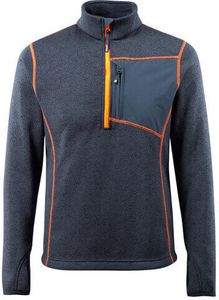 Mascot Strickpullover mit kurzem Reißverschluss Hardwear 50149, Farbe:schwarzblau, Größe:2XL