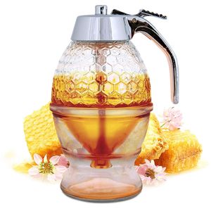 Honigspender Pressentyp Zuckerbehälter ABS Honigsirup -Spender Behälter für Zuhause