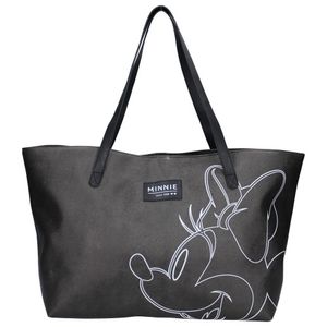 strandtasche/Shopper Minnie Mouse 33 Liter Polyester schwarz