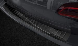Ladekantenschutz Stoßstangenschutz Edelstahl schwarz passend für VW Golf 7 5G Variant 2013 -2016