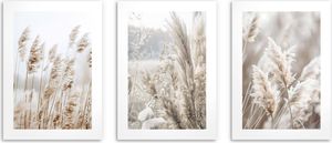 Poster Wandbilder Natur 3 Teilig Poster Set 50x70 cm - ökologische Tinte, Wasserfest -  Poster für wohnzimmer, schlafzimmer