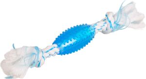 Denta Spielzeug Seil mit tpr Hund