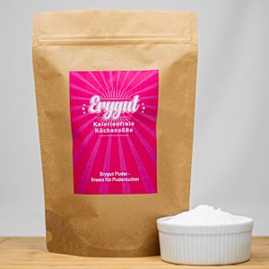 Foodtastic Erythrit Puder 700g - kalorienfreier Puderzuckerersatz von Erygut aus Erythritol