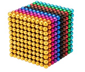 1000 Stück 3mm Magnet-kugeln Interaktions-Desktop-Spielzeug 3D-Bausteine ​​Spielset