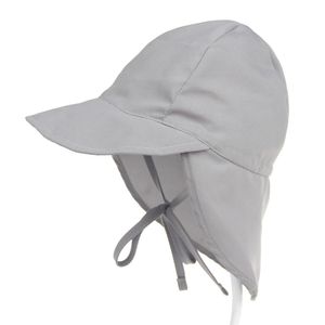 Mädchen Sonnenhut Verstellbarer Hut mit breiter Krempe Sonnenschutz UPF 50 für Baby Mädchen Jungen Säugling Kind（Grau）