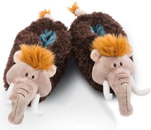 NICI 45325 - Hausschuhe Mammut, Plüsch, Stone Age Friends , Größe 34-37
