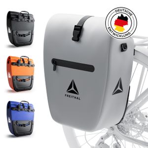 FREITHAL - Vollreflektierende Fahrradtasche für Gepäckträger [27L] - Verwendbar als Gepäckträgertasche & Umhängetasche - 100% wasserdicht