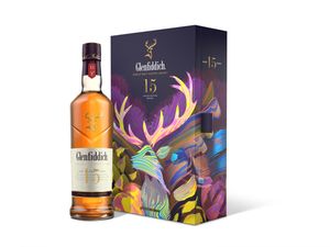 Glenfiddich 15 Jahre mit Flachmann Single Malt Scotch Whisky 0,7l, 40 Vol.-%