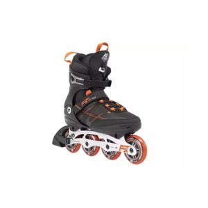 K2 Skates F.I.T. 80 ALU Inline Skates Herren  schwarz - rot  Größe EU: 42