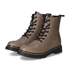 Tamaris Damen Leder Stiefelette Grau