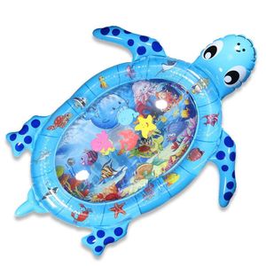 FNCF Baby Wassermatte,aufblasbare Schildkröte Baby Spielmatte, Wassermatte Baby, große Bauch Zeitmatte