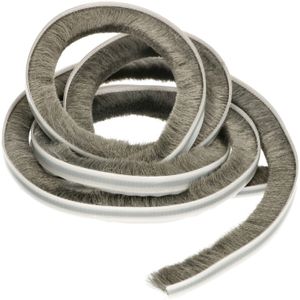 KOTARBAU® Bürstendichtung 10 m 6,9mm x 12 mm Selbstklebend für Möbel Türen Effektive Dichtung