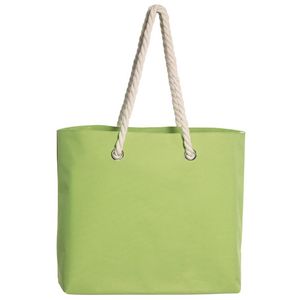 Strandtasche XXL Groß 45 x 18 x 35 cm Strand Tasche Shopper Einkaufstasche Hellgrün