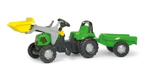 rolly toys Kid Deutz Trettraktor mit Schaufellader und Anhänger, Maße: 161x47x55 cm; 02 319 6