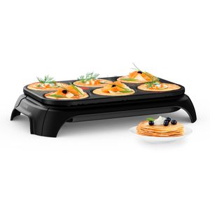 Tefal Eco Crep'Party (Crepovač a palacinkovač, pre 6 osôb, nepriľnavý povrch, indikátor teploty Thermo-Spot®, recyklovaný plast, recyklovateľný ekologický dizajn, PY55E8)