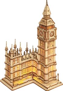 Rolife 3D-Holz-Puzzle 'Big Ben With Lights'