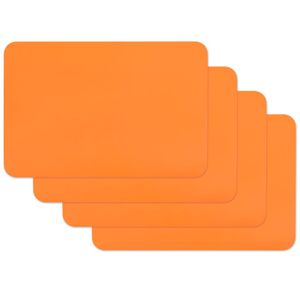 Tischset Orange,  45x30cm, 4 Stück, Inhalt:4 STK