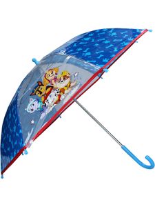 Paw Patrol Kinder Regenschirm Stockschirm, ∅ 72 cm, blau-transparent