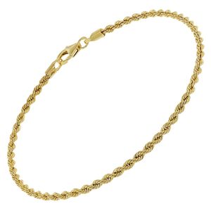 trendor 51881 Damen-Armband 333 Gold / 8 Karat Kordelkette, 18,5 cm