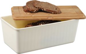 Brotkasten mit Deckel & Schneidebrett Holz