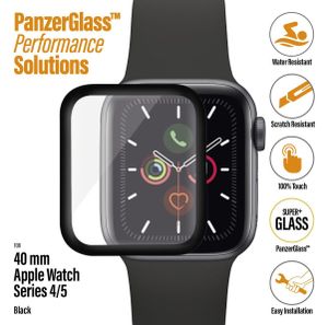 PanzerGlass f. Apple Watch Series 4/5 44mm, černá