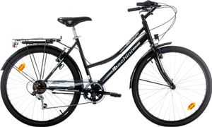 Mestské bicykle, BACHINI, CITY 26 palcov, čierna/šedá