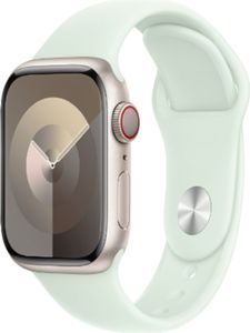 Silikon Sport Armband Weiche Minze kompatibel mit Apple Watch 38 /40 /41 mm M/L  Sport Smart Watch Strap Light Mint compatible with Apple Watch