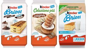 Testpaket Kinder Ferrero Brioss mit Milch-Integral-kakao brioche snack 30 x 27gr