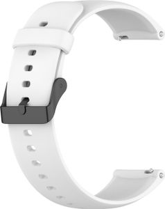 INF SKG V9 Pro, Amazfit Bip5 Unity Uhrenarmband aus flüssigem Silikon Weiß