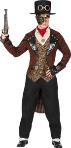 Steampunk Herrenkostüm - Retro Gentleman Kostüm Steam Punk L - 52/54