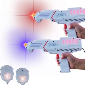 Laser Soldier - Lasertag & Weste, Laserpistolen Set, 2 Spieler, Schall- und Vibrationseffekt bis zu 60 Metern Reichweite