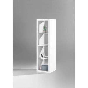 STYLE Raumteiler 4 x 1 - Weiss Nachbildung - BHT ca. 41 / 147 / 38 cm