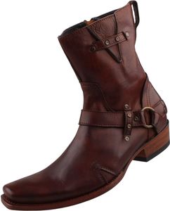 Sendra Herren Western-Stiefel Braun