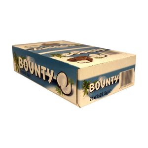 Bounty Vollmilch Schokoladen-Riegel 24 x (2x 28,5g) Karton