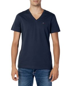 TOMMY HILFIGER JEANS T-shirt Herren Baumwolle Blau GR69243 - Größe: 3XL