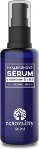 RENOVALITY Serum hialuronowe z witaminą C i B3, 50ml