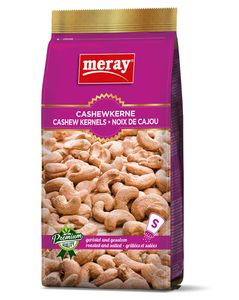CASHEWKERNE geröstet & gesalzen von meray, 300g