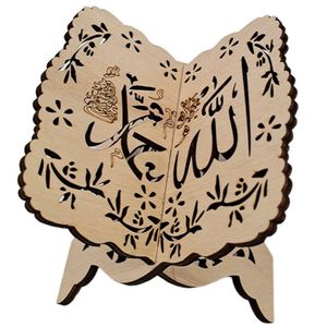 Ramadan Kareem Koran Heiliges Buch Regal Holz Eid Mubarak Ramadan Dekoration