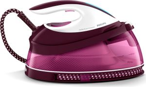 Philips GC7842/40 Dampfbügelstation 1,5 l SteamGlide Plus-Sohle Violett, Weiß