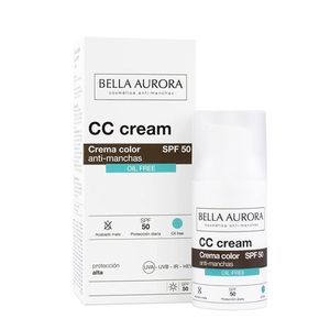 Bella Aurora Cc Cream Anti-stains Oil Free Spf50 30 Ml