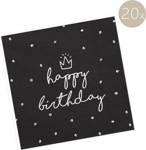 Obrúsky Happy birthday