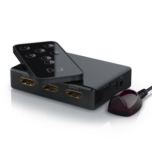 Primewire 5-Port UHD HDMI Switch inkl. Fernbedienung 5x HDMI Eingänge / 4K / 3D / CEC / ARC
